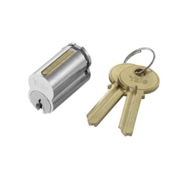 Image for Yale Interchangeable Core 6 Pin Ga Keyway Satin Chrome from HD Supply