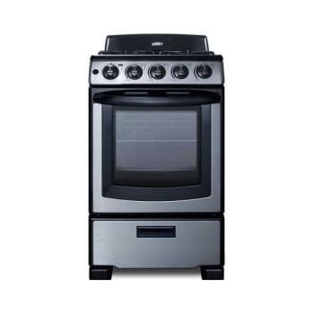 Image for Summit Appliance 20 Inch Wide Gas Range In Stainless Steel Pro201ss from HD Supply