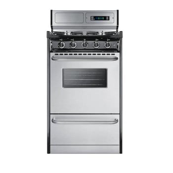 Image for Summit Appliance 20 Inch Wide Gas Range In Stainless Steel Ttm1307bksw from HD Supply