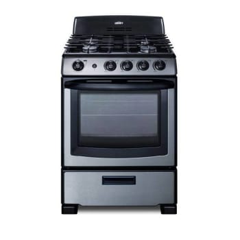 Image for Summit Appliance 20 Inch Wide Gas Range In Stainless Steel Pro247ss from HD Supply