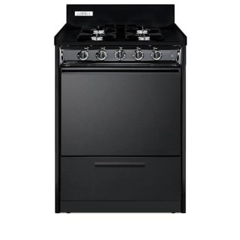 Image for Summit Appliance 24 Inch Wide Gas Range In Black Tnm6107c from HD Supply