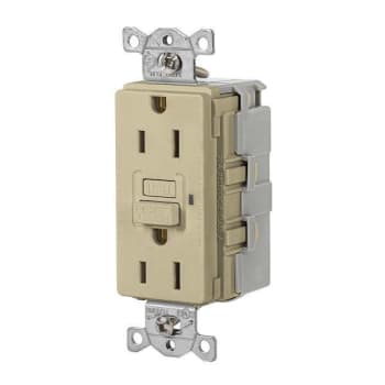 Image for Hubbell Wiring Devices 15a Snapconnect Comm Autoguard Self-Test Gfci Rec Ivory from HD Supply