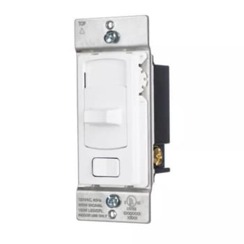 Image for Hubbell Wiring® Single Pole 3-Way 120 Volt Slide Dimmer Switch White from HD Supply