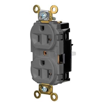 Image for Hubbell Wiring Devices® Edgeconnect™ 20a 125v Xhd Spec Recp Gry Package Of 10 from HD Supply