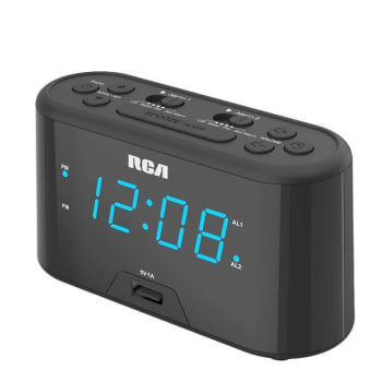 Image for RCA Digital Clock Radio With Dual Wake And USB Charging from HD Supply