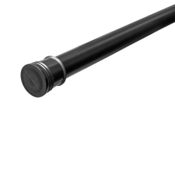 Image for Zenna Home 44 to 72 in. Adjustable Matte Black Tension Shower and Utility Rod from HD Supply