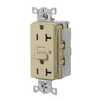 Image for Hubbell Wiring Devices 20a Snapconnect Comm Autoguard Self-Test Gfci Rec Ivory from HD Supply