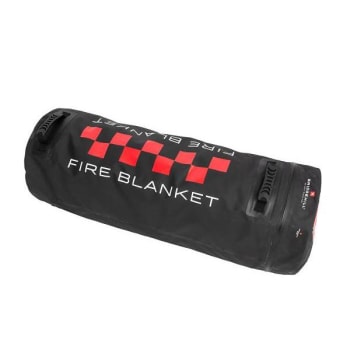 212 Performance Single Use Car Fire Blanket 19.8 Ft. X 26 Ft. Black/Orange