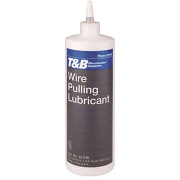 Thomas & Betts 1 Qt. Yellow Wire Pull Lubricant With 3.25 In. Dia. Bottle