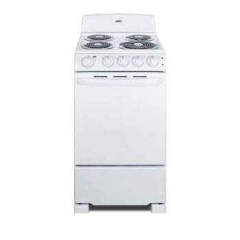 Image for Summit Appliance 20 Inch Wide Electric Range In White Finish Re203w from HD Supply