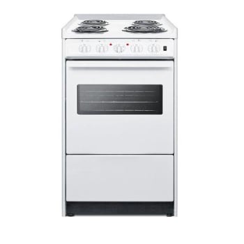Image for Summit Appliance 20 Inch Wide 220v Electric Range In White Wem110rw from HD Supply