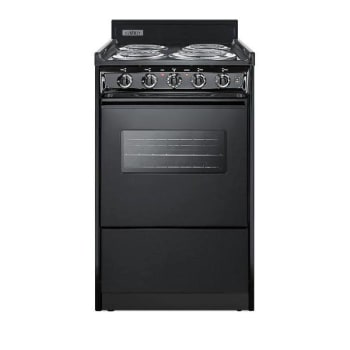 Image for Summit Appliance 20 Inch Wide 220v Electric Range In Black Tem110cw from HD Supply