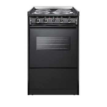 Image for Summit Appliance 20 Inch Wide 220v Electric Range In Black Tem110crw from HD Supply