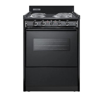 Image for Summit Appliance 24 Inch Wide 220v Electric Range In Black Tem610cw from HD Supply