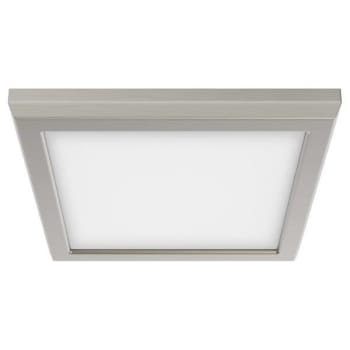 Image for SATCO Blink PRO 11w 7" LED Flush Fixture CCT Select Square Brush Nickel Finish from HD Supply