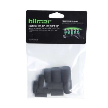 Image for Hilmor 2 Of Each Size Lineset Cleaner Foam Pigs Package Of 10 from HD Supply