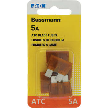 Image for Bussmann 5 Mp Fast Acting Blade Fuse (5-Pack) from HD Supply