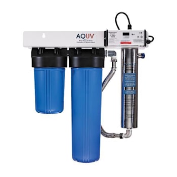 Aqua Flo Series Whole House Ultraviolet Disinfect Filter Rack System Aquv-8r12