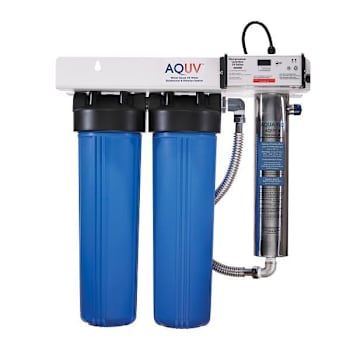 Aqua Flo Series Whole House Ultraviolet Disinfect Filter Rack System Aquv-8r22