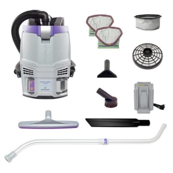 Image for ProTeam Gofit 3 Cordless Com Backpack Vacuum W/Xover Telescoping Wand Kit from HD Supply