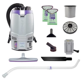 Image for ProTeam Gofit 6 Cordless Cm Backpack Vacuum W/Xover Telescoping Wand Tool Kit from HD Supply