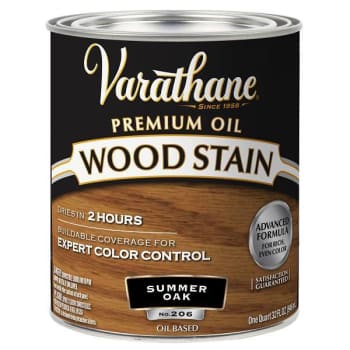 Image for Rust-Oleum Varathane® Premium Wood Stain, Summer Oak, 1 Quart, Case Of 2 from HD Supply