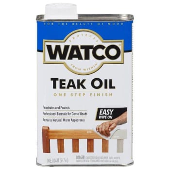 Image for Rust-Oleum Watco® Teak Oil Finish, Clear, 1 Quart, Case Of 4 from HD Supply