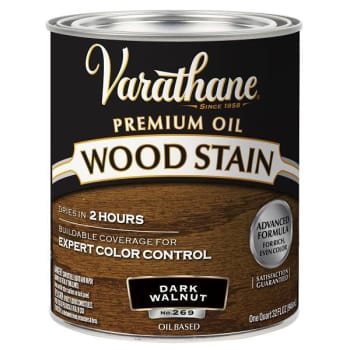 Image for Rust-Oleum Varathane® Premium Wood Stain, Dark Walnut, 1 Quart, Case Of 2 from HD Supply