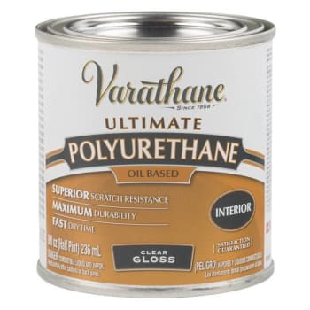 Image for Rust-Oleum Varathane® Ultimate Polyurethane Finish, Gloss, Half Pint, Case Of 4 from HD Supply