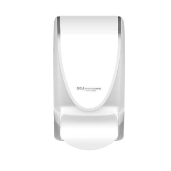 Scj Professional® 1l Dispenser Transparent White With Chrome Border (15-Case)