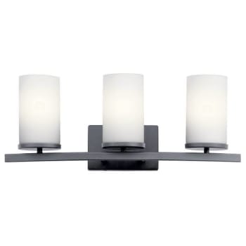 Image for Kichler Crosby 4-Light Vanity, Damp Rated, Dimmable, 31 In. W X 8.75 In. H, Matte Black from HD Supply