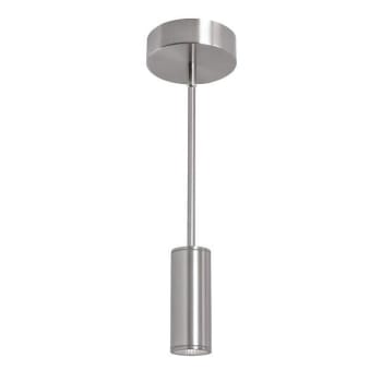 Afx Beverly 6" LED Outdoor Pendant, Adjustable Cct, Satin Nickel