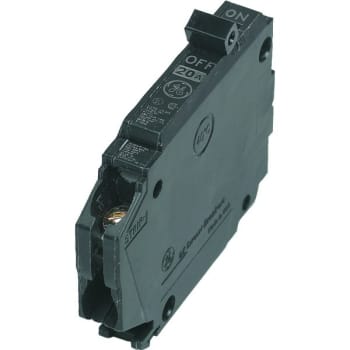 Image for GE 20 Amp 120/240 Volt 1-Pole Thin Circuit Breaker from HD Supply