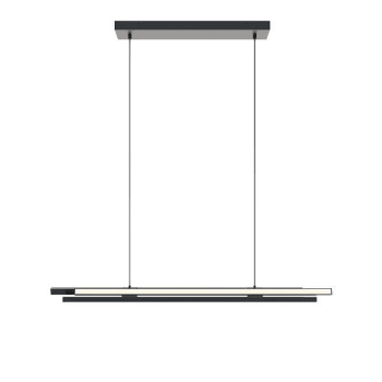 Image for Afx Indra 44" LED Linear Pendant, Adjustable Cct, Black from HD Supply