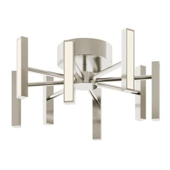 Image for Afx Indra 16" LED Semi-Flush, Adjustable Cct, Satin Nickel from HD Supply