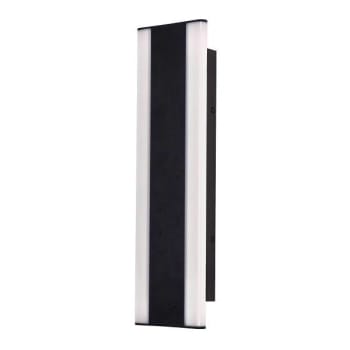 Image for Afx Rhea 18" LED Outdoor Sconce With Battery Back-Up, Adjustable Cct, Black from HD Supply