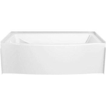 Image for Delta Classic 60 in. x 32 in. 500 Curve Alcove Bathtub Left Drain from HD Supply