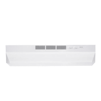 Image for Broan 24" 230 Max Blower CFM Convertible Under-Cabinet White Range Hood W/ Light from HD Supply