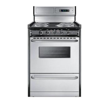 Image for Summit Appliance 24 Inch Wide Electric Range In Stainless Steel Tem630bkwy from HD Supply