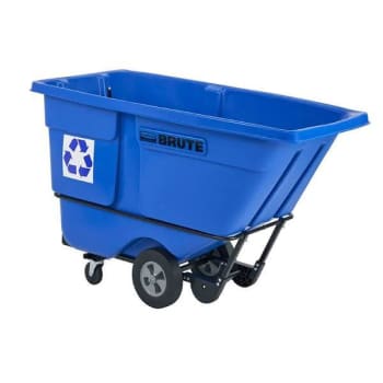 Image for Rubbermaid Commercial Brute Rotomolded Tilt Truck, Standard Duty, 1 Cu Yd, Blue from HD Supply