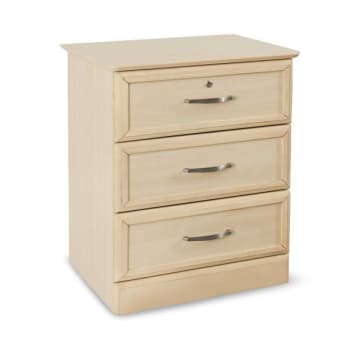 Image for Medacure Bedside Cabinet 3 Drawer Maple from HD Supply