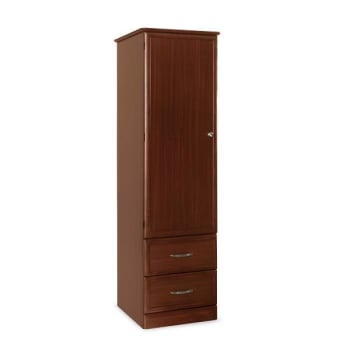 Image for Medacure Wardrobe 1 Door/2 Drawer In Cherry from HD Supply