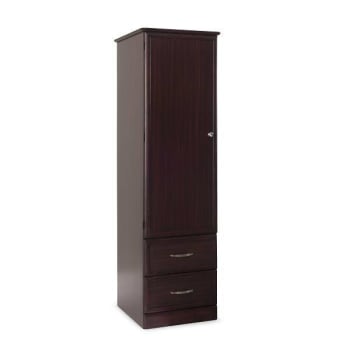 Image for Medacure Wardrobe 1 Door/2 Drawer In Mahogany from HD Supply
