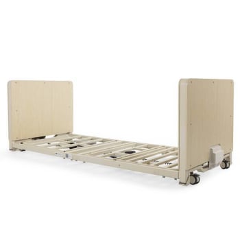 Image for Medacure Floor Level Bed 36"W X 80"L Pivot Assist Rails Maple End Panels from HD Supply