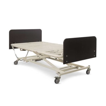 Medacure Versatile Bed 42"W X 80-88"L 450lb. Cap-Assist Rails/Mahogany Bed Ends