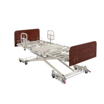 Image for Medacure Versatile Low Bed 36-48"w X 80-88"l Flr Lk-Assist Rail/Mahogany Bed End from HD Supply