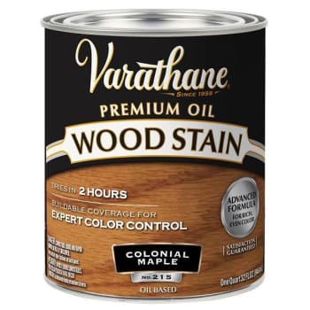 Image for Rust-Oleum Varathane® Premium Wood Stain, Colonial Maple, 1 Quart, Case Of 2 from HD Supply