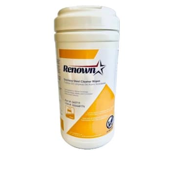 Image for Renown Pre-Moistened Stainless Steel Cleaning Wipes (6-Case) from HD Supply