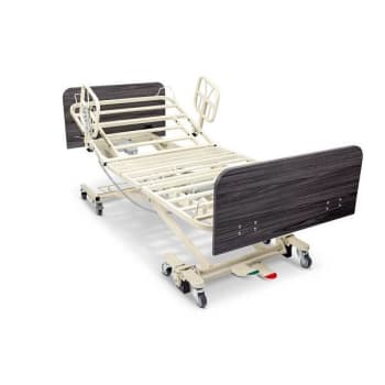 Image for Medacure Versatile Low Bed 36"W X 80-88"L Flr Lk-Assist Rails/Maple Bed Ends from HD Supply