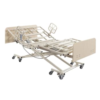 Medacure Versatile Low Bed 36"W X 80-88"L 500lb. Cap-Assist Rails/Maple Bed Ends